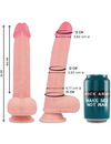 Dildo Realístico Rockarmy King Cobra Bege 24 cm,D-223367