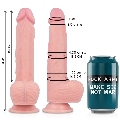 Dildo Realístico Rockarmy Spitfire Bege 21 cm