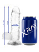 x ray - clear cock with balls 15.5 cm x 3.5 cm D-224100