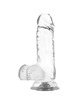 x ray - clear cock with balls 15.5 cm x 3.5 cm D-224100