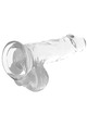 x ray - clear cock with balls 15.5 cm x 3.5 cm D-224100