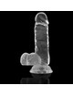 x ray - clear cock with balls 15.5 cm x 3.5 cm D-224100