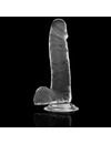Dildo Realístico X Ray com Testículo Transparente 20 cm,D-224102