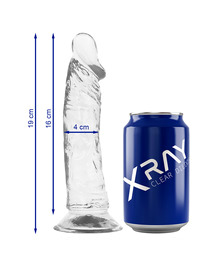 Dildo Realístico X Ray Transparente 19 cm