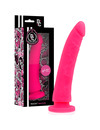 delta club - toys pink dildo medical silicone 17 x 3 cm D-227141