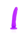 delta club - toys lilac dildo medical silicone 17 x 3 cm D-227142