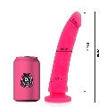 delta club - toys pink dildo medical silicone 20 x 4 cm