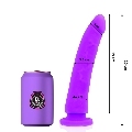 Dildo Realístico Delta Club Doctor Roxo 20 cm