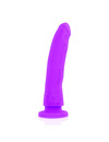 delta club - toys lilac dildo medical silicone 20 x 4 cm D-227145