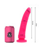 delta club - toys dildo rosa silicona medica 23 x 4.5 cm