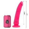 delta club - toys dildo rosa silicona medica 23 x 4.5 cm