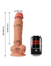 Dildo Realístico Cybersilicock Ultra Realista Bege 20,5 cm,D-227290