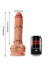 Dildo Realístico Cybersilicock Connor Bege 20.5 cm,D-227292