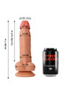 Dildo Realístico Cybersilicock Jude Bege 18 cm