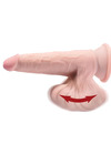 Dildo Realístico King Cock com Testículos Bege 24.5 cm,D-230570