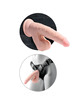 Dildo Realístico King Cock com Testículos Bege 24.5 cm,D-230570