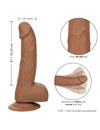 Dildo Realístico Calexotics Castanho 15.2 cm,D-233054