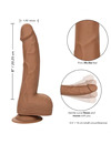 Dildo Realístico Calexotics Castanho 20.3 cm,D-233056