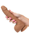 Dildo Realístico Calexotics Castanho 20.3 cm,D-233056