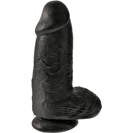 king cock - chubby realistic penis 23 cm black D-236497