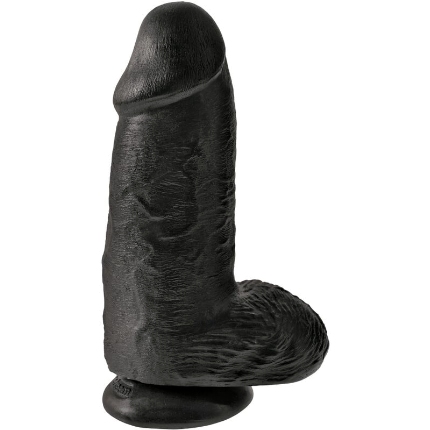 king cock - pene realistico chubby 23 cm negro