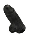 king cock - chubby realistic penis 23 cm black D-236497