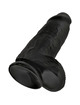 king cock - pene realistico chubby 23 cm negro