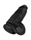 king cock - chubby realistic penis 23 cm black D-236497