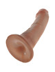 king cock - pene realistico 15 cm caramelo