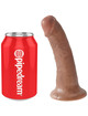 king cock - pene realistico 15 cm caramelo