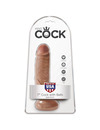 king cock - realistic penis with balls 13.2 cm caramel D-236506