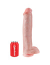 king cock - realistic penis with balls 34.2 cm light D-236512