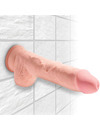 Dildo Realístico King Cock com Testículos Bege 19.4 cm,D-236513