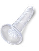 Dildo Realístico King Cock Transparente 15.5 cm,D-236517