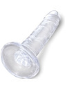 Dildo Realístico King Cock Transparente 15.5 cm,D-236517