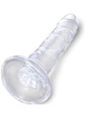 king cock - clear realistic penis 15.5 cm transparent D-236517