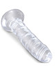 Dildo Realístico King Cock Transparente 15.5 cm,D-236517