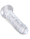 Dildo Realístico King Cock Transparente 15.5 cm,D-236517