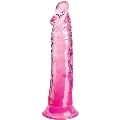 king cock - clear realistic penis 19.7 cm pink