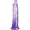 king cock - clear realistic penis 19.7 cm purple