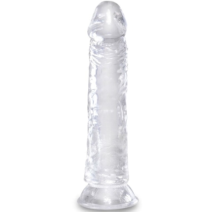 king cock - clear pene realistico 19.7 cm transparente