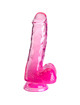 Dildo Realístico King Cock com Testículos Rosa 13.5 cm,D-236523