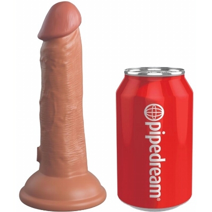 Dildo Realístico King Cock Elite Caramelo 15.2 cm,D-236616