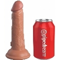 Dildo Realístico King Cock Elite Caramelo 15.2 cm