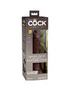 king cock - elite realistic silicone dildo 17.8 cm brown D-236618