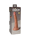 king cock - elite realistic silicone dildo 17.8 cm caramel D-236619