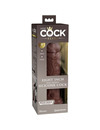king cock - elite realistic silicone dildo 20.3 cm brown D-236621