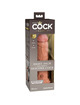 king cock - elite realistic silicone dildo 20.3 cm caramel D-236622