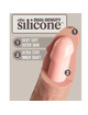 Vibrador Realístico King Cock Elite com Comando Bege 17.8 cm,D-236630