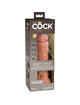 king cock - elite dildo realistico vibrador silicona 20.3 cm caramelo